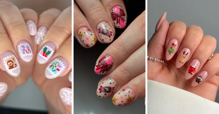 Discover 10 festive Christmas nail designs shared by talented artists on Instagram — full of creative winter nail ideas and holiday sparkle.